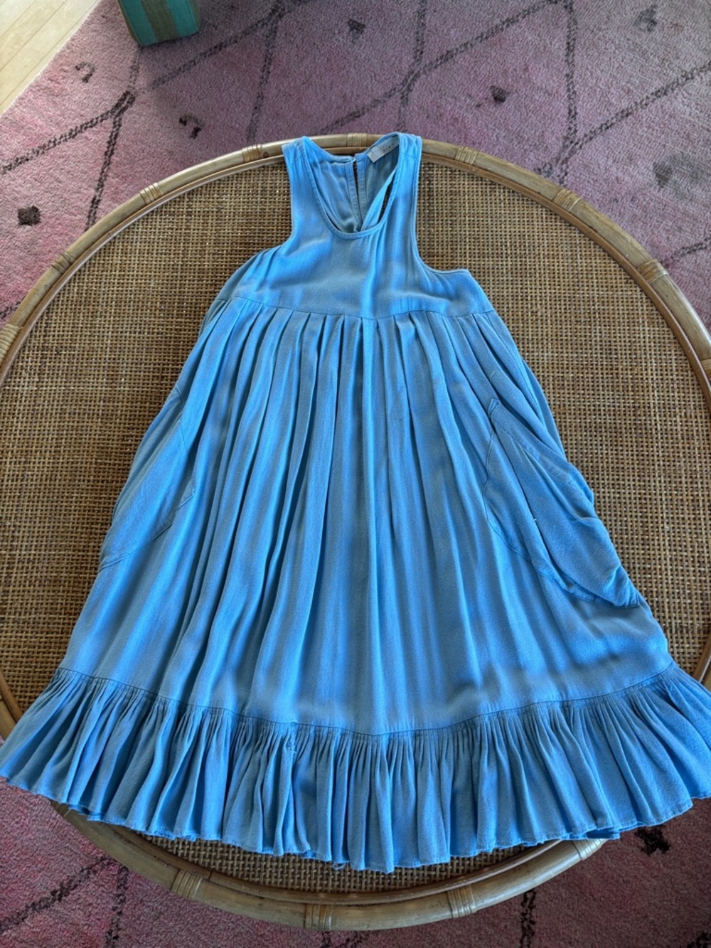 Stella McCartney Kids Adorable Blue Tank Swing Sundress 6